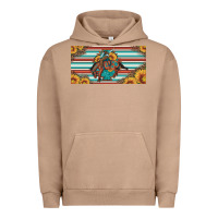 Pigment Burro bucking bronco aztec shape license plate Urban Hoodie - Artiststas