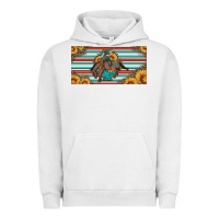 Pigment Lunar Rock bucking bronco aztec shape license plate Urban Hoodie - Artiststas