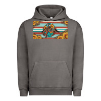 Pigment Tornado bucking bronco aztec shape license plate Urban Hoodie - Artiststas