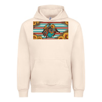 Sandshell bucking bronco aztec shape license plate Urban Hoodie - Artiststas