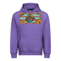 Tulip bucking bronco aztec shape license plate Urban Hoodie - Artiststas