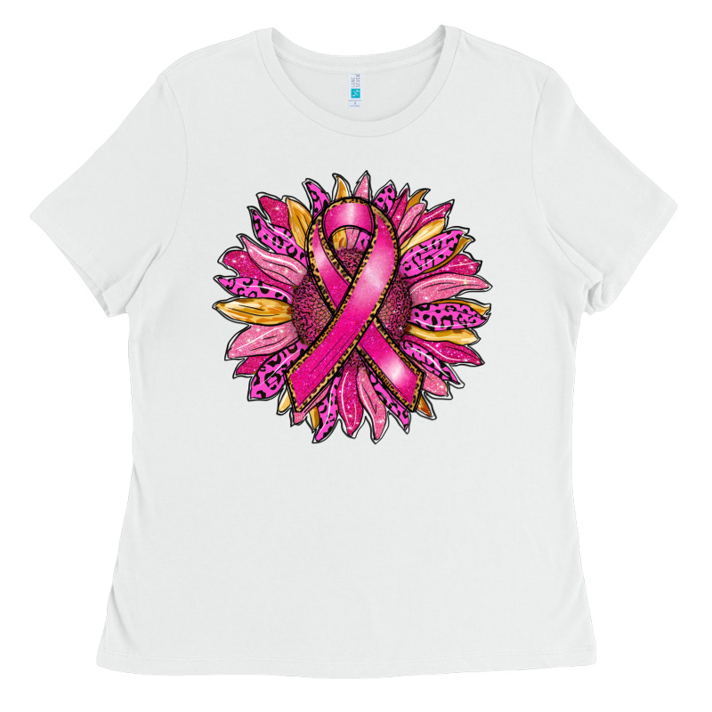 Breast Cancer Sunflower Ladies Tee by RanaPortraitStore | Teevron