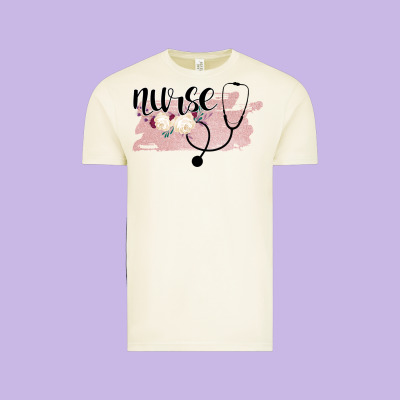 Nurse Floral Vintage Tee Designed By Bettercallsaul