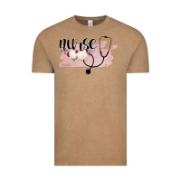 Vintage Coffee Nurse Floral Vintage Tee - Bettercallsaul