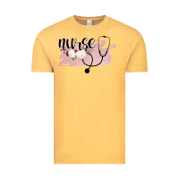 Vintage Mustard Nurse Floral Vintage Tee - Bettercallsaul