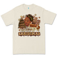 Bone have a melanin christmas  black woman Premium Tee - MaliasSmallBusiness