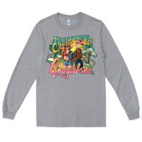 Heather Grey Busy doing Cowgirl shit Long Sleeve Tee - HowdyJamesFarm