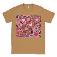 Toasted Coconut valentine's day hearts with leopard and cowhide Classic Tee - RanaPortraitStore