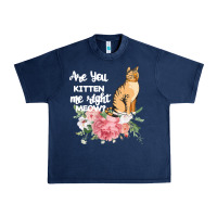 Navy Cat Maine coon gift kidding kitten meow pussycat Urban Heavy Tee - Bettercallsaul