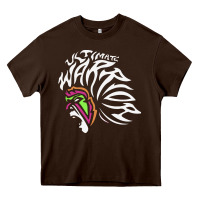 Chocolate Brown ultimate warrior Heavy Core Tee - tuanDangUi