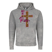 Cloud Rock He Is Risen Leopard Vintage Hoodie - Bettercallsaul