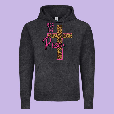 He Is Risen Leopard Vintage Hoodie Designed By Bettercallsaul