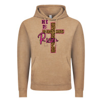 Vintage Coffee He Is Risen Leopard Vintage Hoodie - Bettercallsaul