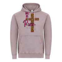 Vintage Zinc He Is Risen Leopard Vintage Hoodie - Bettercallsaul