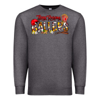 Charcoal Heather busy raising ballers Premium Sweatshirt - CowhideDigitalArt