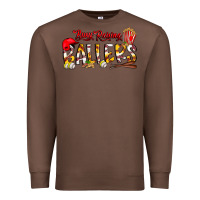 Chestnut busy raising ballers Premium Sweatshirt - CowhideDigitalArt