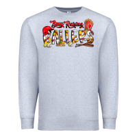 Heather Grey busy raising ballers Premium Sweatshirt - CowhideDigitalArt
