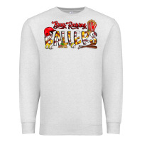 Oatmeal Heather busy raising ballers Premium Sweatshirt - CowhideDigitalArt