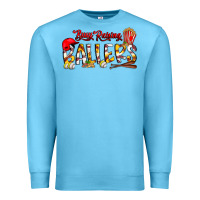 Ocean Blue busy raising ballers Premium Sweatshirt - CowhideDigitalArt