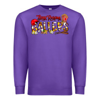 Purple busy raising ballers Premium Sweatshirt - CowhideDigitalArt