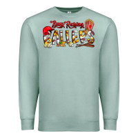 Seafoam busy raising ballers Premium Sweatshirt - CowhideDigitalArt