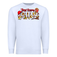 White busy raising ballers Premium Sweatshirt - CowhideDigitalArt