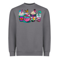 Storm tie dye coffee cups Heavyweight Sweatshirt - OliviaCreatesArt