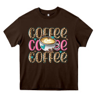 Chocolate Brown coffee coffee coffee Heavy Core Tee - MaliasSmallBusiness