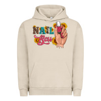 Pigment French Oak western sunflowers nail boss Urban Hoodie - Artiststas