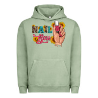 Pigment Oil Green western sunflowers nail boss Urban Hoodie - Artiststas