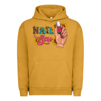 Pigment Peanut Butter western sunflowers nail boss Urban Hoodie - Artiststas