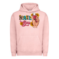 Pigment Salmon western sunflowers nail boss Urban Hoodie - Artiststas