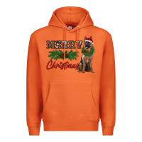 Carrot merry christmas german shepherd Premium Hoodie - RanaPortraitStore