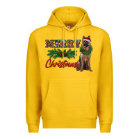 Lemon merry christmas german shepherd Premium Hoodie - RanaPortraitStore