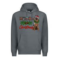 Rock merry christmas german shepherd Premium Hoodie - RanaPortraitStore