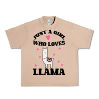 Burro Llama Just A Girl Who Loves Llamas Urban Heavy Tee - Bettercallsaul