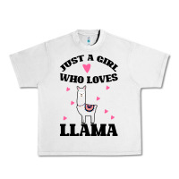 Lunar Rock Llama Just A Girl Who Loves Llamas Urban Heavy Tee - Bettercallsaul