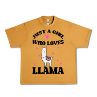 Peanut Butter Llama Just A Girl Who Loves Llamas Urban Heavy Tee - Bettercallsaul