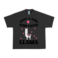 Pigment Black Llama Just A Girl Who Loves Llamas Urban Heavy Tee - Bettercallsaul