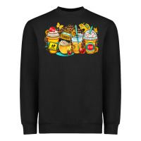 Black school bus coffee cups Heavyweight Sweatshirt - OliviaCreatesArt