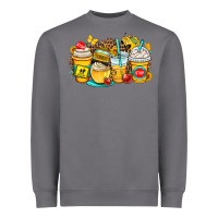 Storm school bus coffee cups Heavyweight Sweatshirt - OliviaCreatesArt