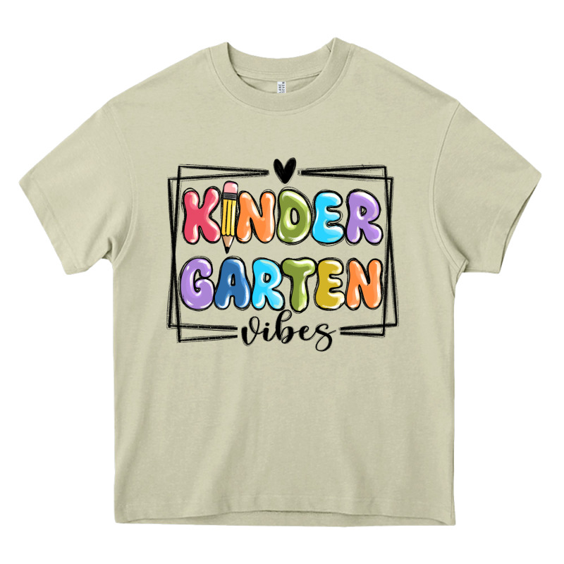Kinder Garten Vibes Heavy Core Tee by MaliasSmallBusiness | Teevron