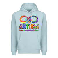 Blue Mist Autism accept understand love Premium Hoodie - FaDigitalArtStudio