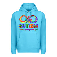 Ocean Blue Autism accept understand love Premium Hoodie - FaDigitalArtStudio