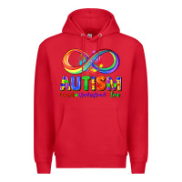 Red Autism accept understand love Premium Hoodie - FaDigitalArtStudio