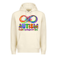 Sandshell Autism accept understand love Premium Hoodie - FaDigitalArtStudio