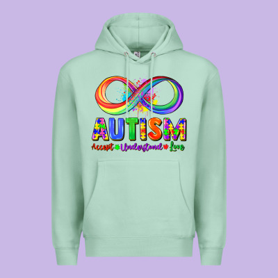 Autism Accept Understand Love Premium Hoodie Designed By Fadigitalartstudio