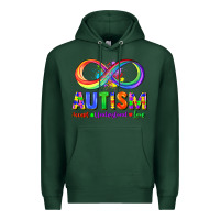 Sports Green Autism accept understand love Premium Hoodie - FaDigitalArtStudio