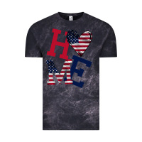 Cloud Black American Flag Home Vintage Tee - Bettercallsaul