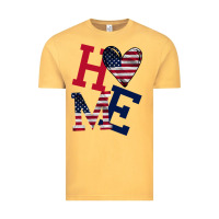 Vintage Mustard American Flag Home Vintage Tee - Bettercallsaul